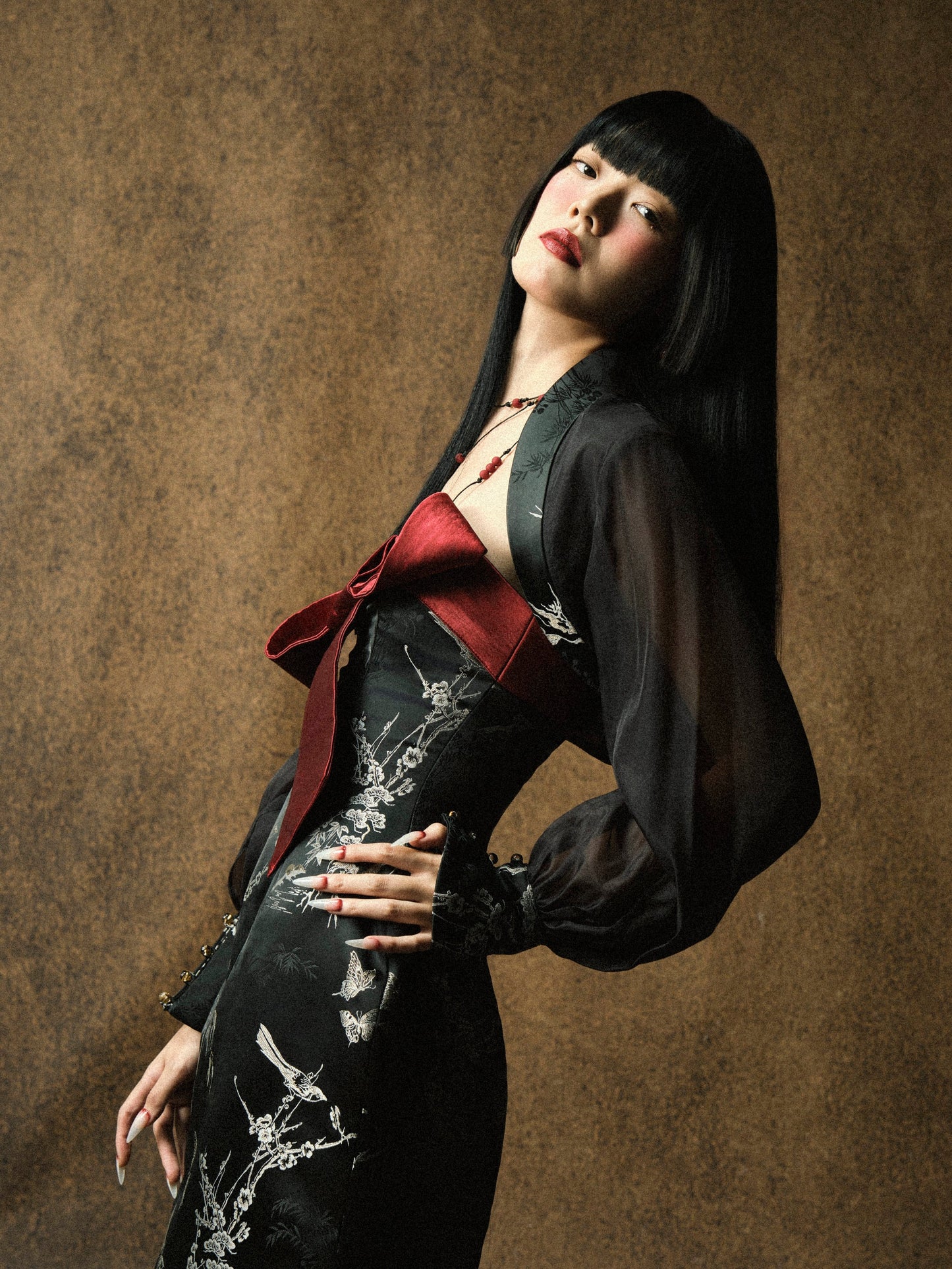 KASUMI MIDNIGHT BLACK DRESS