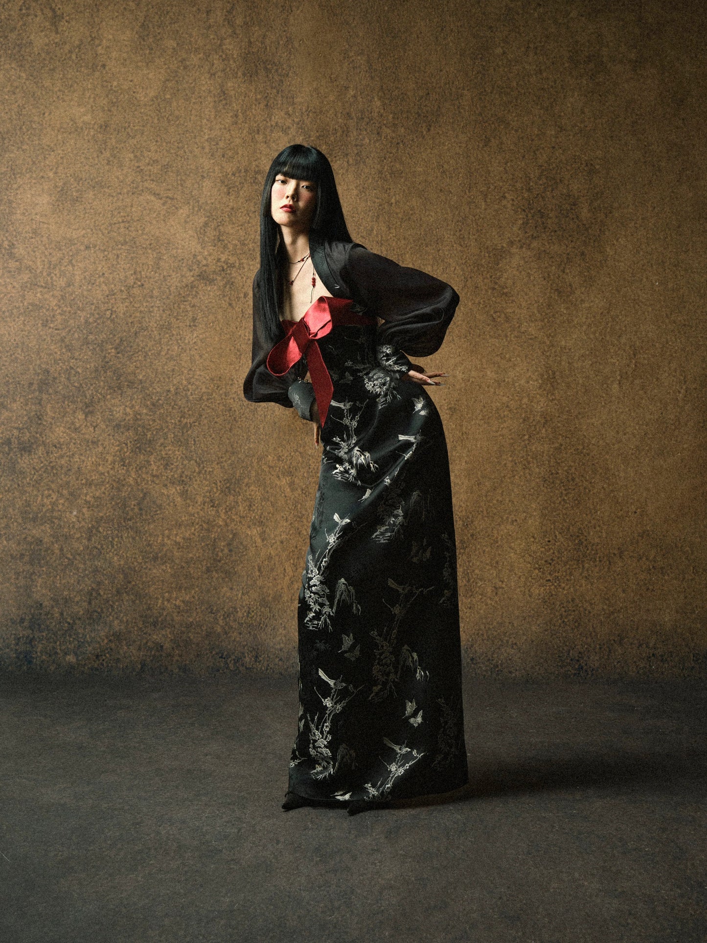 KASUMI MIDNIGHT BLACK DRESS