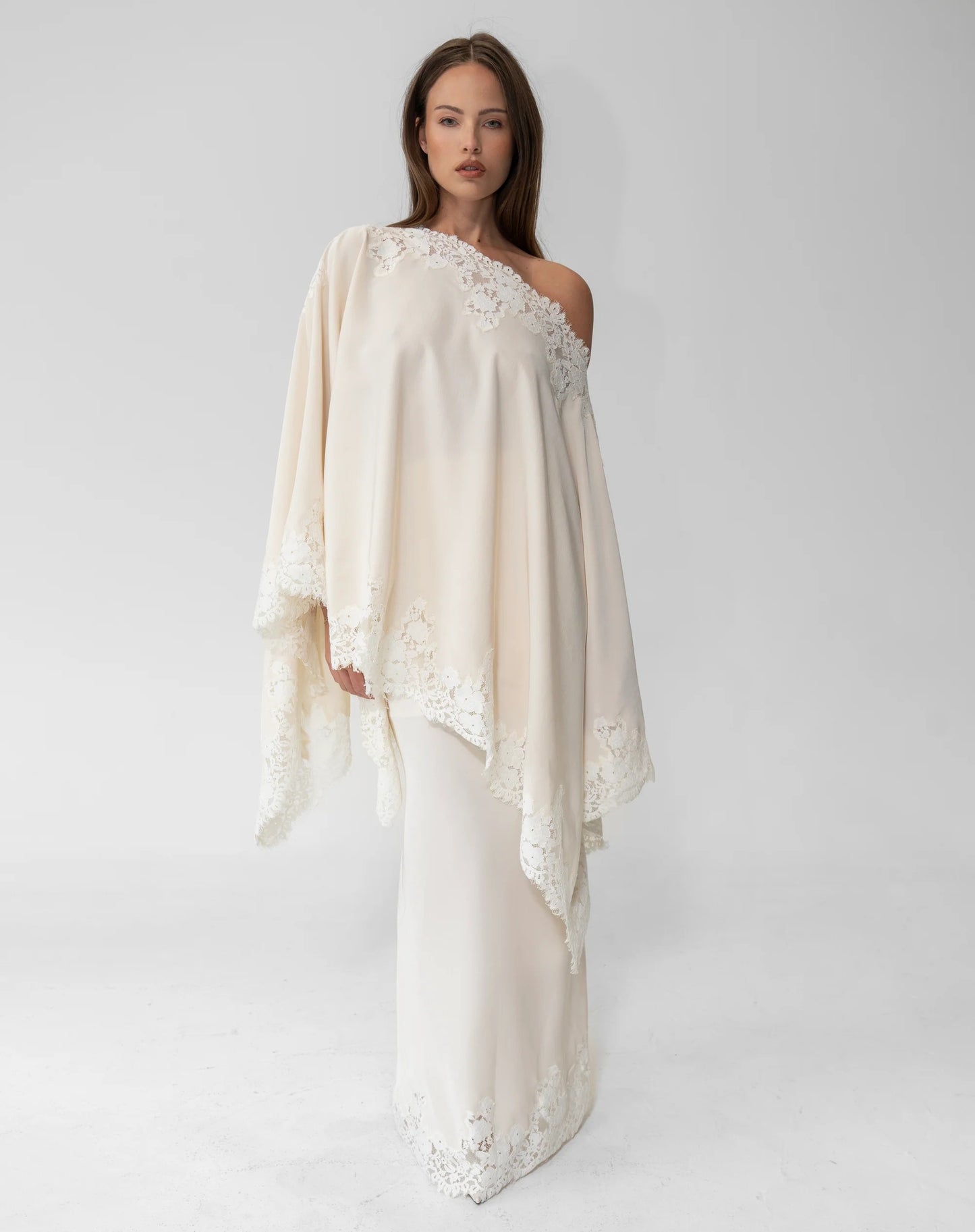 Elsie Lace Cape Top